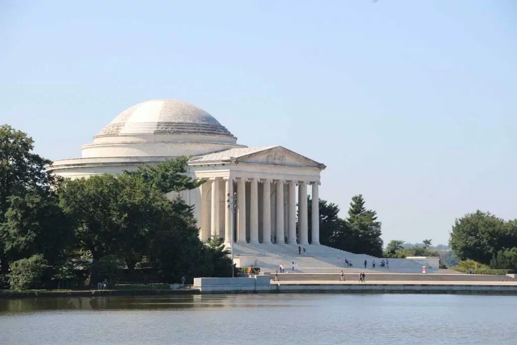 The Jefferson Memorial across the Tidal Basin